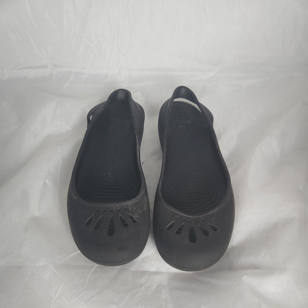 Crocs Womens 9WKadee Slingback Heel Strap Slip On Shoes  Closed Toe Comfort Cute
